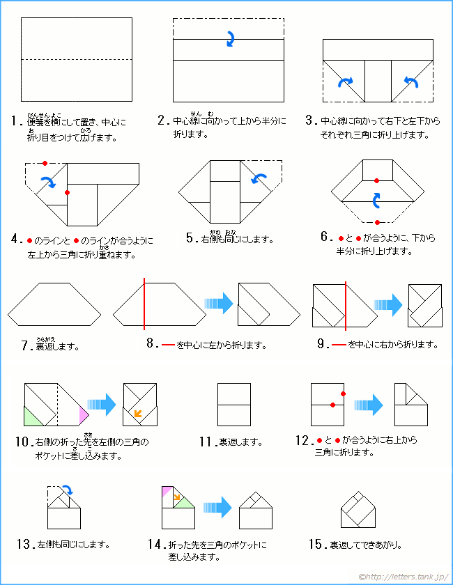 たけのこの折り方